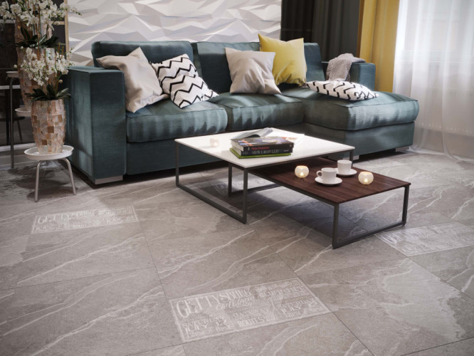 Керамогранит AXIMA WASHINGTON АКСИМА ВАШИНГТОН серый декор 30x60