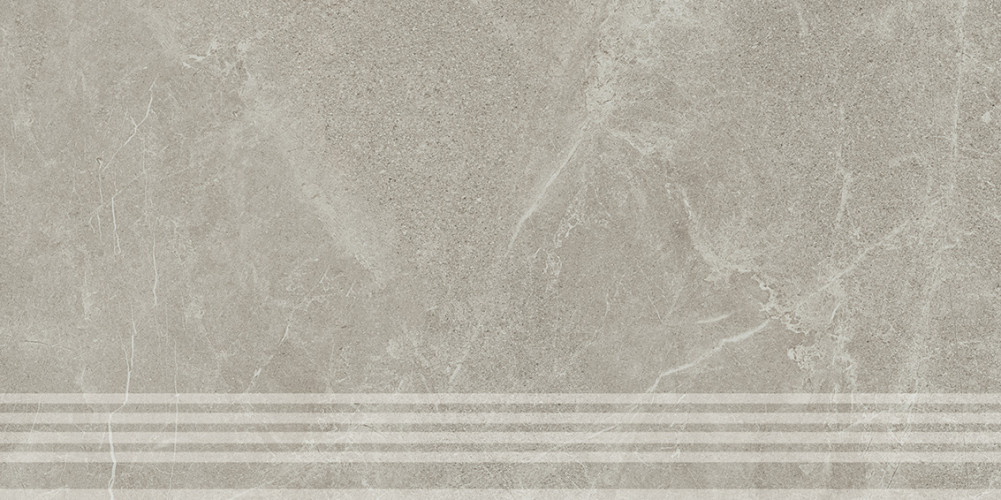 Керама Марацци / Kerama Marazzi KM6060G0501RGRF ЭСТЕРЕЛЬ Ступень серый светлый матовый обрезной 30x60