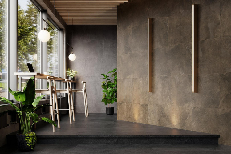 Керама Марацци / Kerama Marazzi ПРО СТОУН DD200720R черный обрезной 30x60