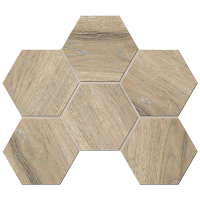Мозаика Ametis Daintree Rusty Beige DA02 Hexagon 25x28,5 Непол.