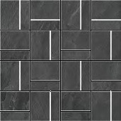 Керама Марацци / Kerama Marazzi ПРО СЛЕЙТ T021-DD2039 Декор антрацит мозаичный 30x30