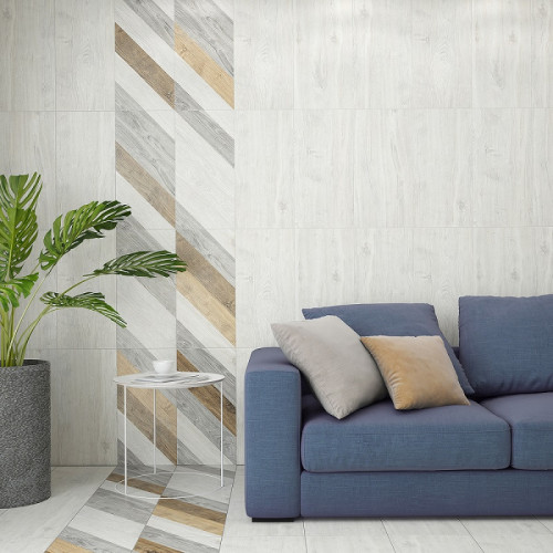 Керамогранит КЕРАМИН НОТТИНГЕМ 7 светло-серый матовый 30x60