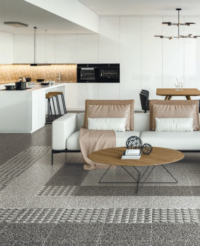 Интерьер Керамогранит AXIMA DRESDEN серый 45x45