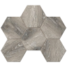 Мозаика Ametis Daintree Dark Grey DA03 Hexagon Непол. 25x28,5