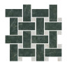 Керамогранит Керама Марацци Kerama Marazzi СЕРЕНАДА T038\SG6542 ДЕКОР МОЗАИЧНЫЙ зеленый лаппатированный 32x32