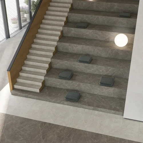 Керама Марацци / Kerama Marazzi KM6060G0531RGRF ЭСТЕРЕЛЬ Ступень серый темный матовый обрезной 30x60