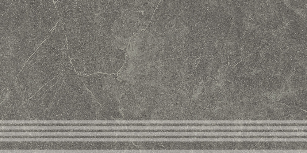 Керама Марацци / Kerama Marazzi KM6060G0531RGRF ЭСТЕРЕЛЬ Ступень серый темный матовый обрезной 30x60