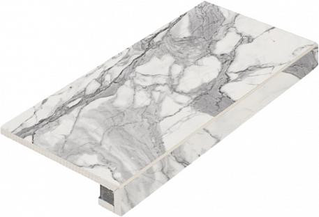 Италон Шарм Эво Статуарио Ступень Фронт / Italon Charme Evo Statuario Scale Front 33x60