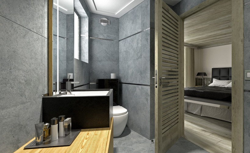 Керамогранит ГРАНИТЕЯ Таганай Черный 60x120