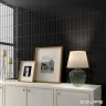 Плитка EQUIPE COSTA NOVA PRAIA Black Glossy 5x20