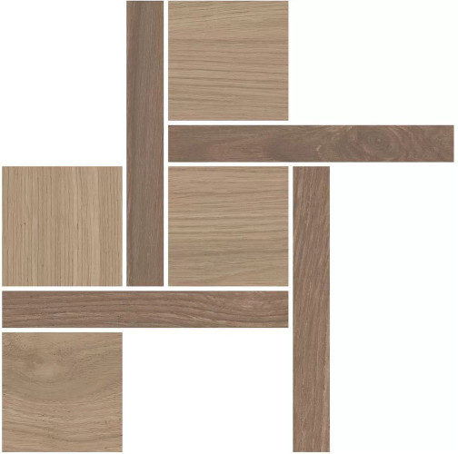 Керама Марацци / Kerama Marazzi T056\SG644020 АЛЬБЕРОНИ декор 3 мозаичный коричневый матовый 27,5x27,5
