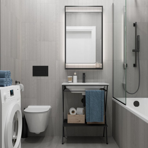 Керамическая плитка Керама Марацци Kerama Marazzi ПРО ДАБЛ ДЕКОР OS/A317/11234R серый светлый матовый 30x60