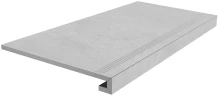 Керама Марацци / Kerama Marazzi SG850292R\GCF МОНТЕ ТИБЕРИО серый лаппатированный СТУПЕНЬ клееная 33x80