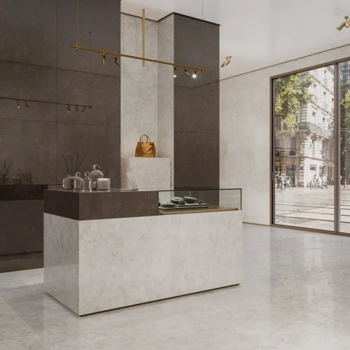 Керама Марацци / Kerama Marazzi KM8016G0172R ВЕРДОН бежевый светлый лаппатированный обрезной 80x160