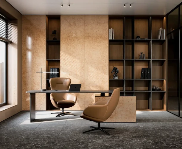 Керама Марацци / Kerama Marazzi KM8016G0312R ВЕРДОН оранжевый светлый лаппатированный обрезной 80x160