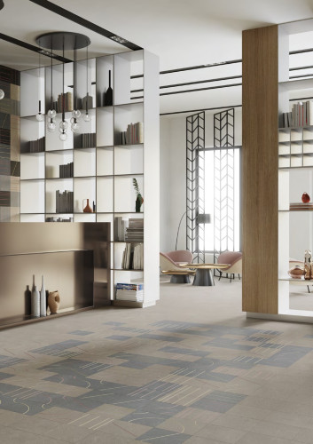 Керама Марацци / Kerama Marazzi SG935700N-2 МАТРИКС ПОДСТУПЕНОК серый темный 30x14,5