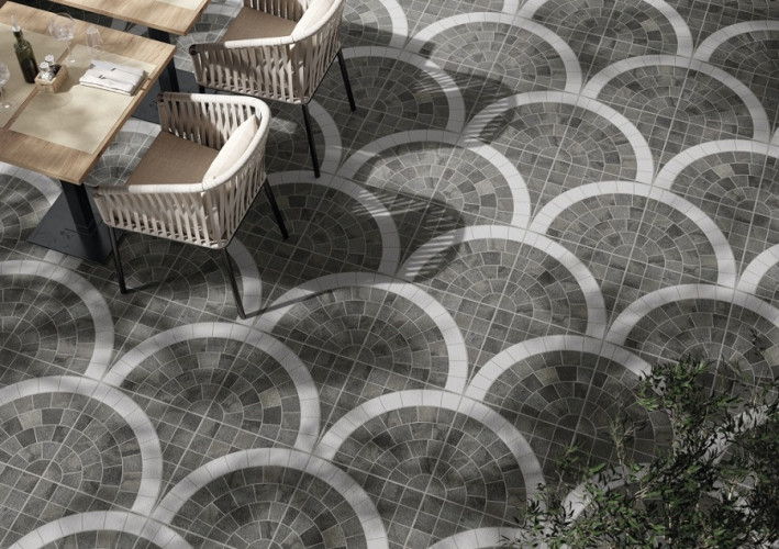 Керамогранит Колизеум САНРЕМО ПАВОНЕ МИКС SANREMO PAVONE MIX 45x45