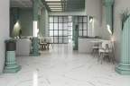 Керама Марацци / Kerama Marazzi SG850992R\GCF МОНТЕ ТИБЕРИО белый лаппатированный СТУПЕНЬ клееная 33x80