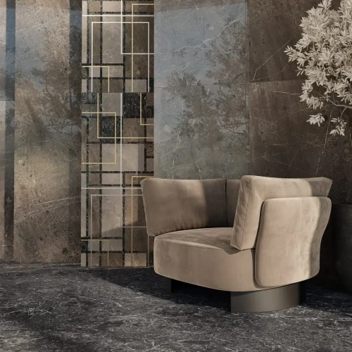 Керама Марацци / Kerama Marazzi KM6060G0971R МАРСЕЛЬ черный матовый обрезной 60x60