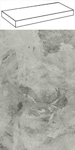 Италон Шарм Экстра Атлантик Ступень Угловая / Italon Charme Extra Atlantic Scale Angle 33x120