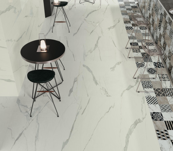 Атлас Конкорд ЭМПАИР СТАТУАРИО БОРДЮР Лап / Atlas Concorde Empire Statuario Listello Lap 7,2x60