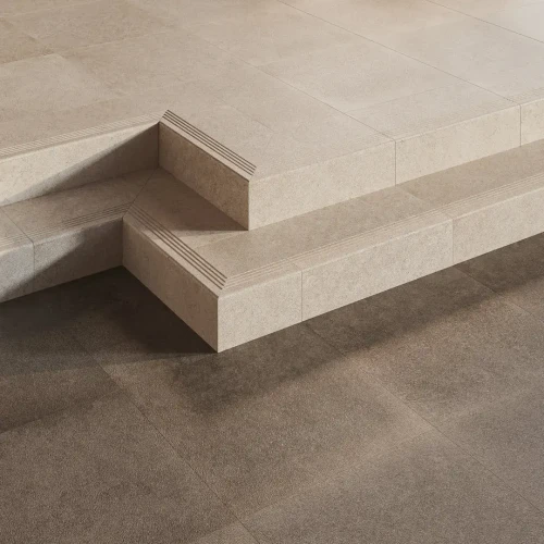 Керама Марацци / Kerama Marazzi KM6060G0641RGRF РУССИЛЬОН Ступень бежевый матовый обрезной 30x60