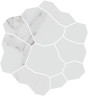 Керама Марацци / Kerama Marazzi KMD2HID020GR МАРСЕЛЬ Декор наборный серый светлый матовый обрезной 31,5x34,2