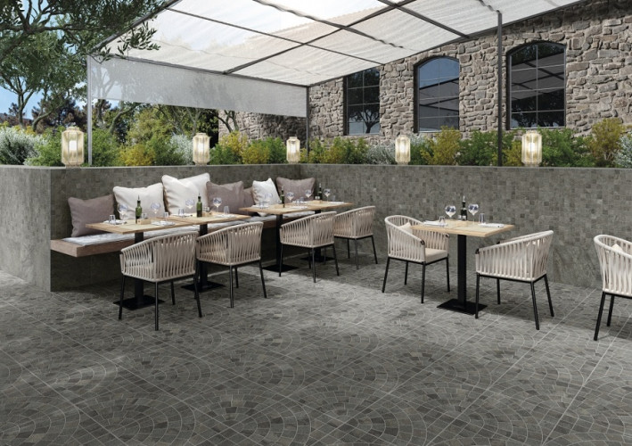 Керамогранит Колизеум САНРЕМО СТУПЕНЬ Угл. ЛЕВ SANREMO 33x45