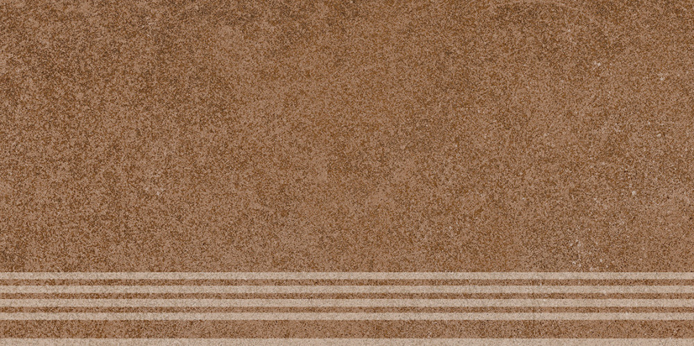 Керама Марацци / Kerama Marazzi KM6060G0661RGRF РУССИЛЬОН Ступень коричневый матовый обрезной 30x60