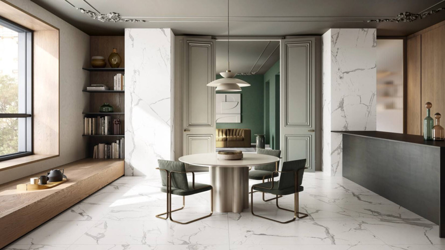 Италон Стелларис Статуарио Уайт Рет / Italon Stellaris Statuario White Ret 120x120