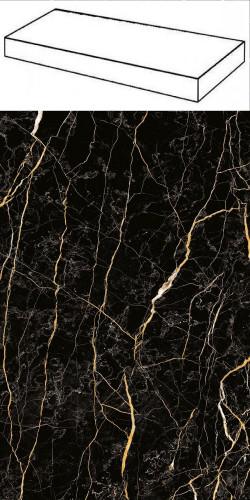 Италон Шарм Экстра Лоран Ступень Угловая / Italon Charme Extra Laurent Scale Angle 33x120