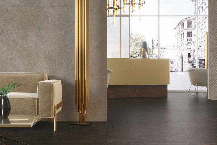 Керамогранит Atlas Concorde Drift Grey Lastra / Атлас Конкорд Дрифт Грей Ластра 60x60x2