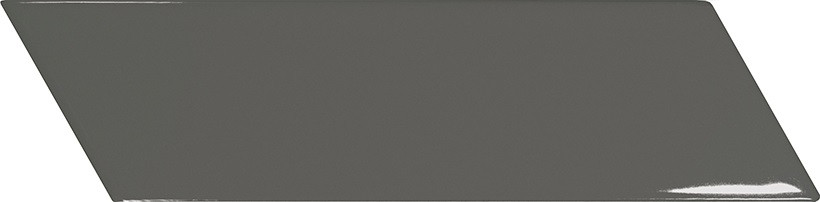 Плитка EQUIPE CHEVRON WALL Dark Grey Right 5,2x18,6