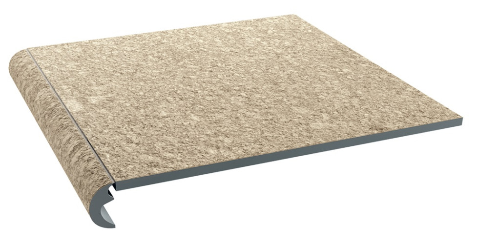 Керамогранит Колизеум КОРТИНА БЕЖ СТУПЕНЬ Фронт ЛУНА 30x32,5