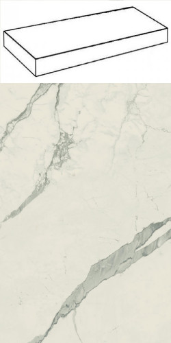 Атлас Конкорд ЭМПАИР СТАТУАРИО СТУПЕНЬ УГЛОВАЯ / Atlas Concorde Empire Statuario Scale Angle 33x120