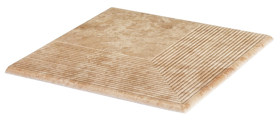 Клинкерная ступень угловая Paradyz ILARIO beige 30x30