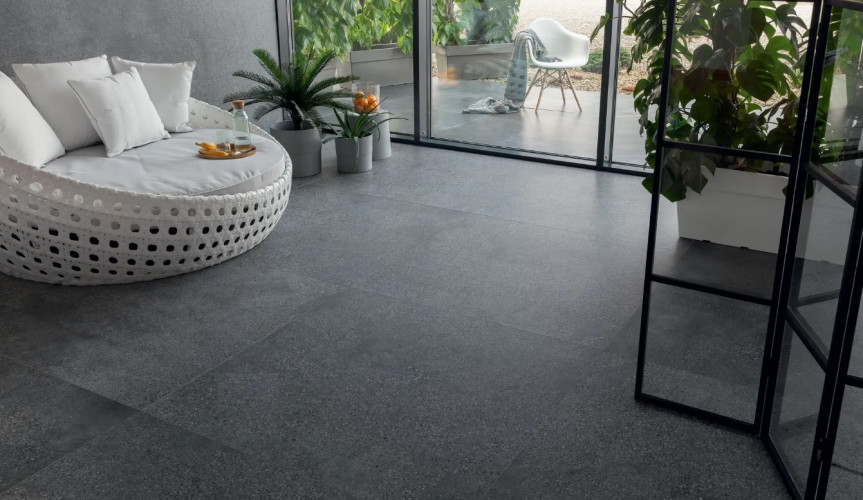 Керамогранит Tubadzin TERRAZZO grey MAT 239,8x119,8