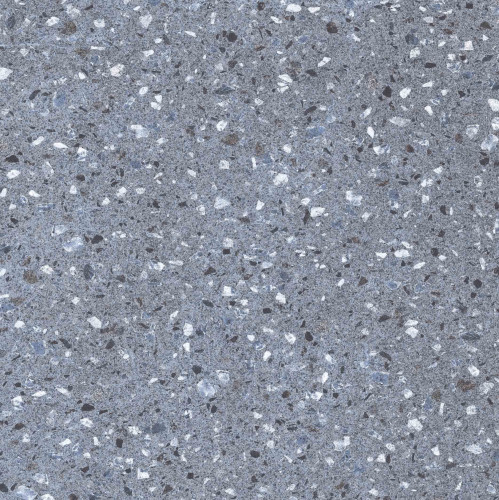 Керамогранит ПИАСТРЕЛЛА BT611R blu terrazzo / голубой терраццо матовый 60x60