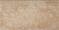 Клинкерная ступень фронтальная Paradyz ILARIO beige 30x60