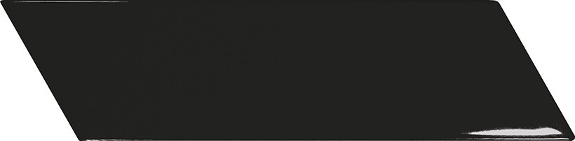 Плитка EQUIPE CHEVRON WALL Black Mat Right 5,2x18,6