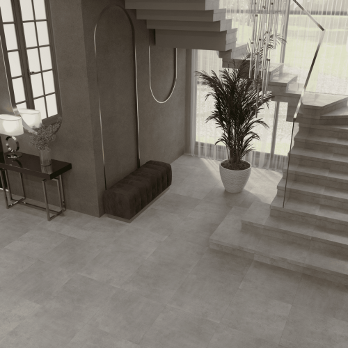 Керамогранит ПИАСТРЕЛЛА CE621R cemento / цемент матовый 60x60