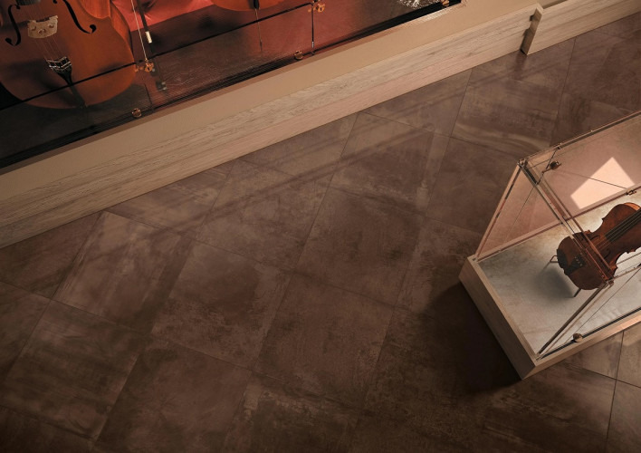 Керамогранит Atlas Concorde Heat Iron Listello Lap / Атлас Конкорд Хит Айрон Бордюр Лап 7,2х60