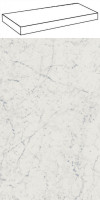 Керамогранит Италон Шарм Экстра Каррара Ступень Угловая / Italon Charme Extra Carrara Scale Angle 33x60