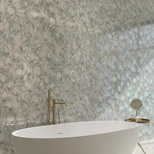 Керама Марацци / Kerama Marazzi KMD3STA104BR СЕН ТРОПЕ Декор зеленый светлый глянцевый обрезной 60x119,5