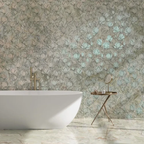 Керама Марацци / Kerama Marazzi KMD3STA104BR СЕН ТРОПЕ Декор зеленый светлый глянцевый обрезной 60x119,5