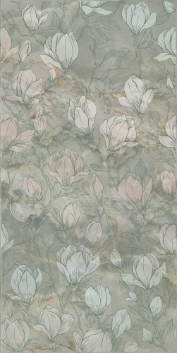 Керама Марацци / Kerama Marazzi KMD3STA104BR СЕН ТРОПЕ Декор зеленый светлый глянцевый обрезной 60x119,5