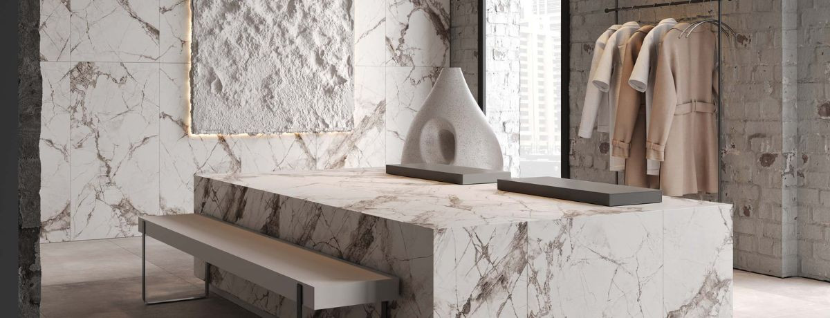 Керамогранит Аметис Экзотика Мрамор / Ametis Exotica Marble EXM101 ректиф 60x120