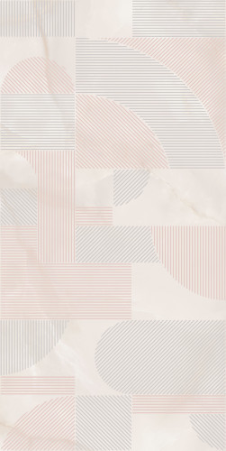 Керама Марацци / Kerama Marazzi KMD3STA105BR СЕН ТРОПЕ Декор розовый светлый глянцевый обрезной 60x119,5