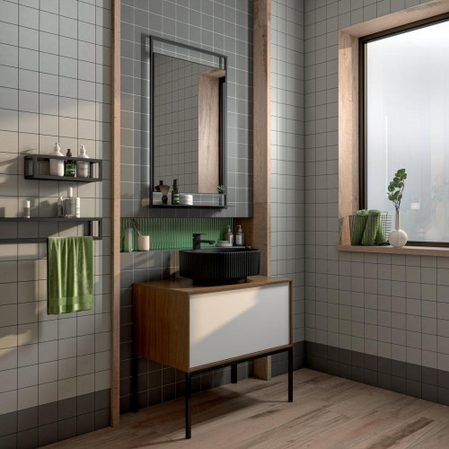 Керама Марацци / Kerama Marazzi 1329 АГУСТА серый светлый 9,8x9,8 (12 частей)