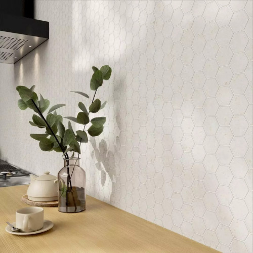 Керамическая плитка Керама Марацци / Kerama Marazzi 63007 КАРМУ МОЗАИКА шестигранник серый светлый матовый 29,8x29,7
